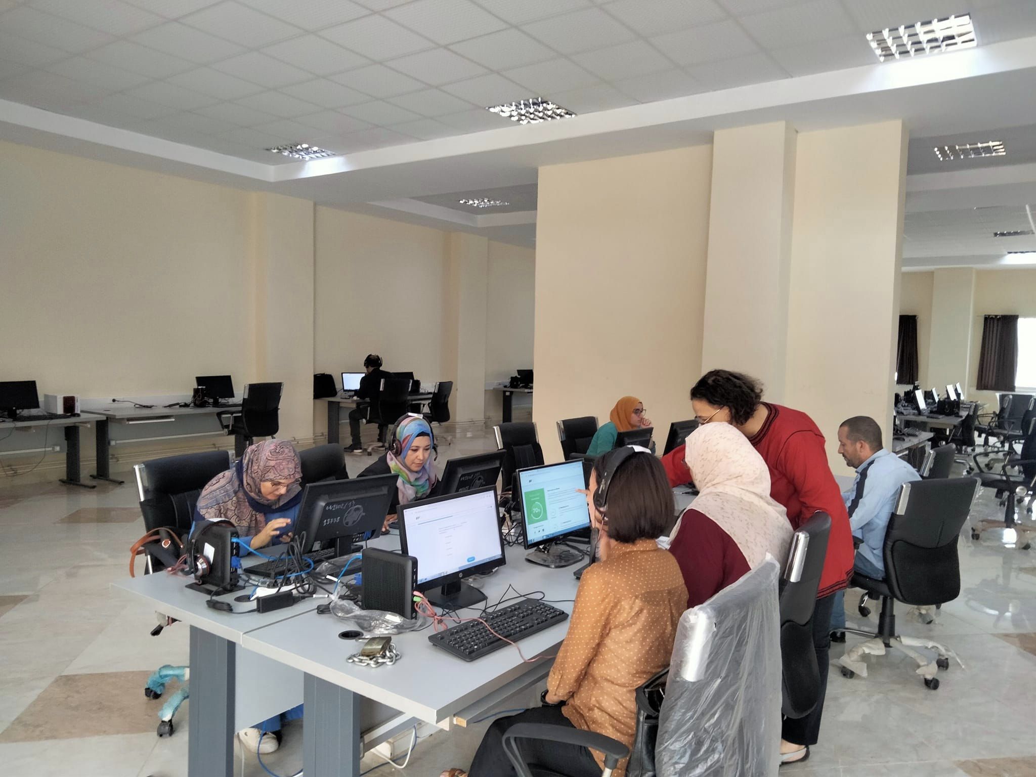 Événement du Test de Positionnement en Anglais à la Faculté des Langues Étrangères, Université d’Oran 2