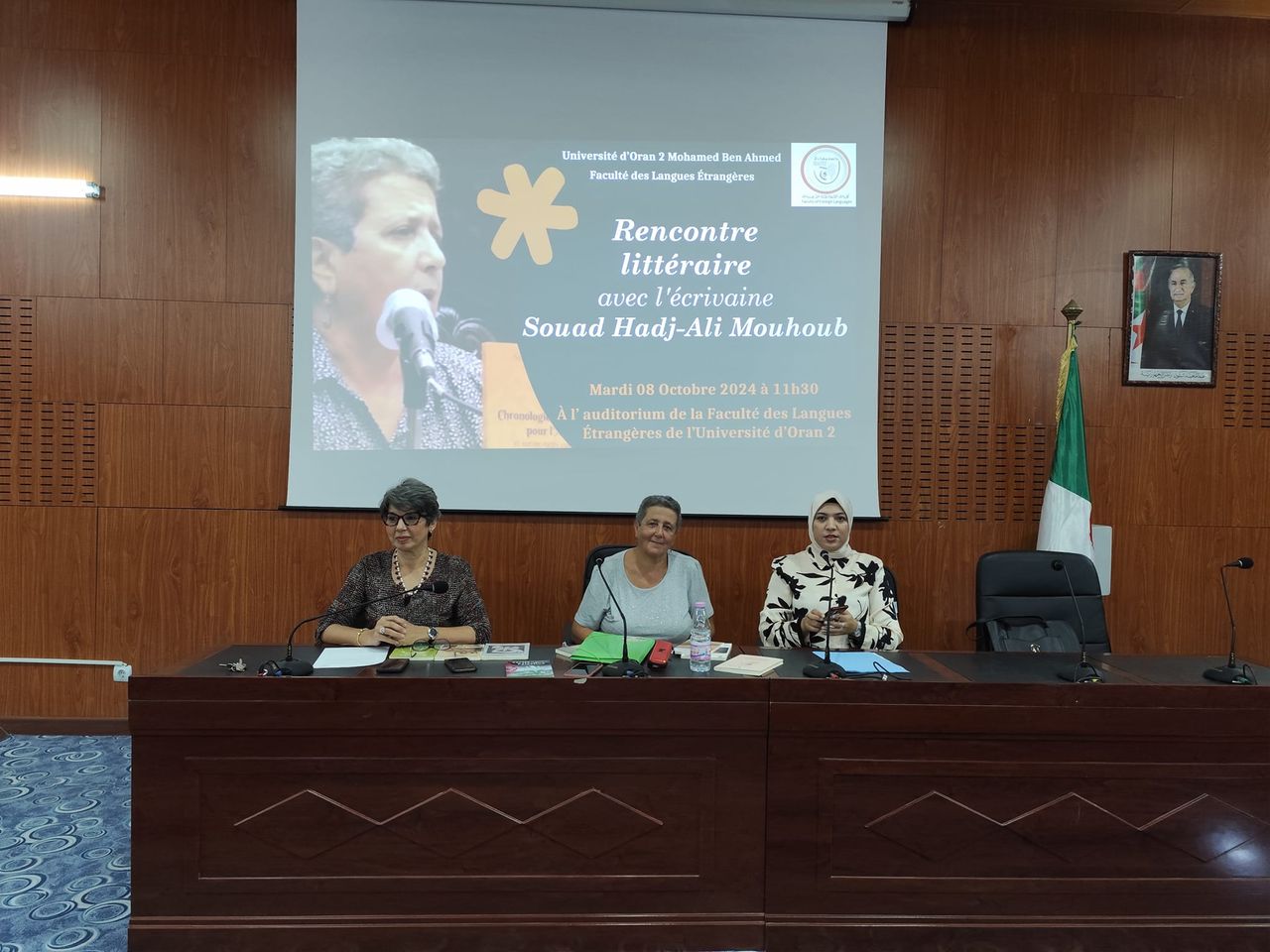 Rencontre Littéraireavec Souad Hadj-Ali Mouhoub