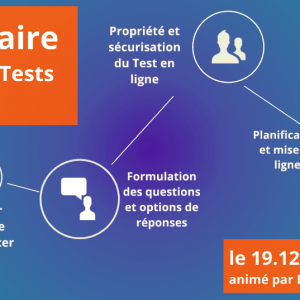 Webinaire sur la conception des tests en ligne : Lundi 19 décembre 2022